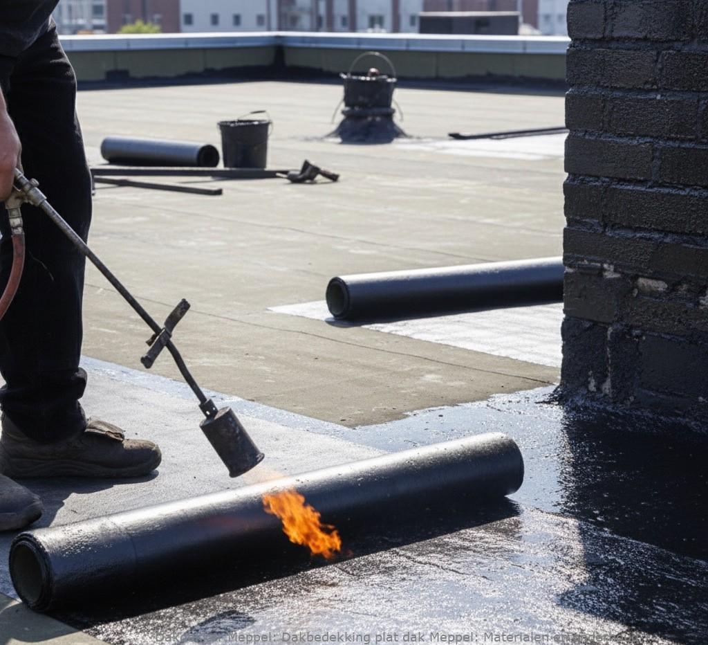 Dakbedekking Plat Dak Meppel 1