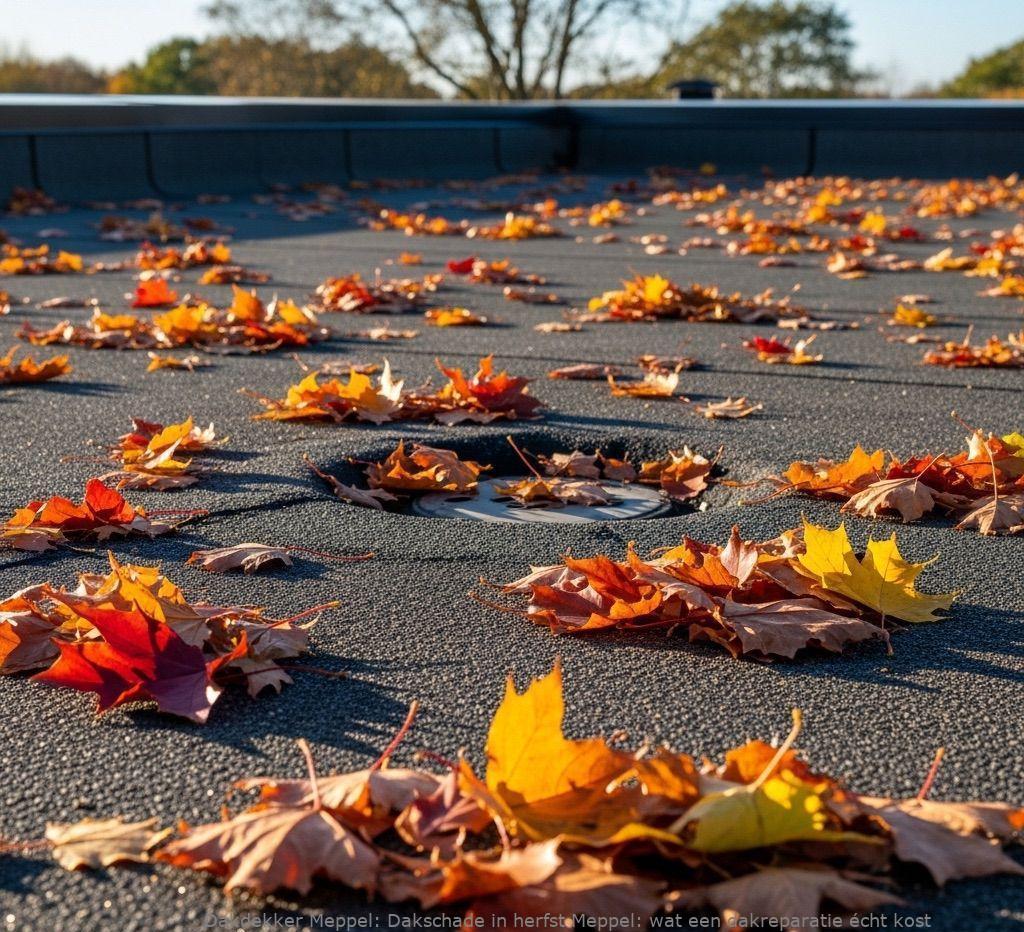 Dakschade In Herfst Meppel